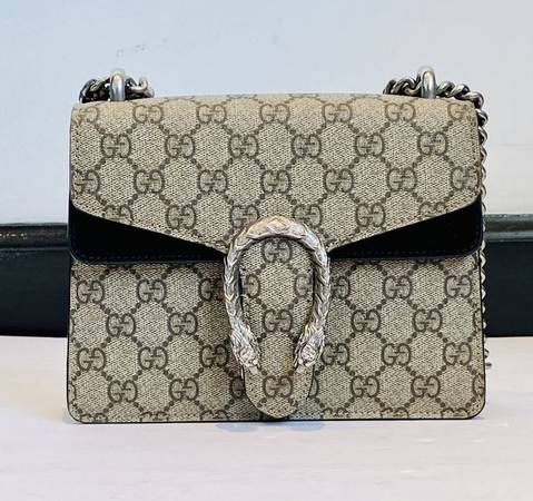Gucci Bicolor GG Supreme Dionysus Super Mini Bag – The Closet