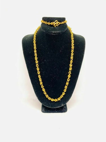 Asian Knot Link Chain Necklace