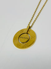 Load image into Gallery viewer, Stylish Gucci Logo 18kt Yellow Gold Necklace