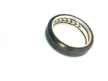 Load image into Gallery viewer, David Yurman Silver Forged Carbon Ring