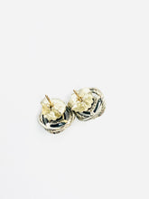 Load image into Gallery viewer, David Yurman Silver Infinity Earrings - Onyx