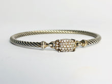 Load image into Gallery viewer, David Yurman Silver Petite Wheaton Bracelet with Diamonds