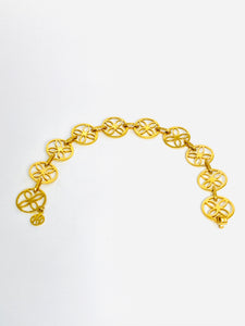 John Hardy Floral Bracelet 18 kt Yellow Gold