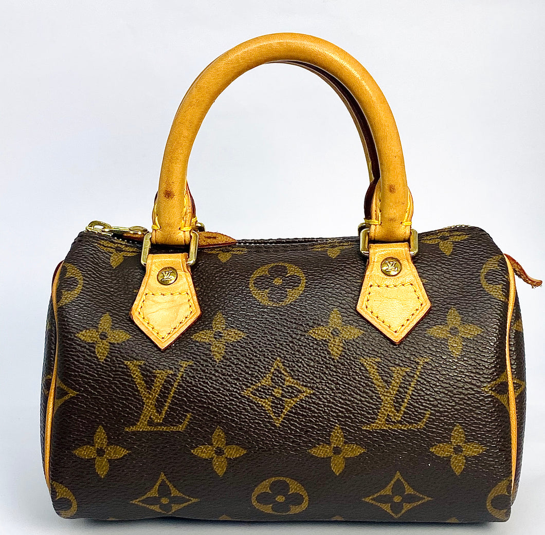 Authentic Mini Louis Vuitton Speedy Hand Bag