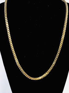 14 Kt Yellow Gold Franco Chain Necklace