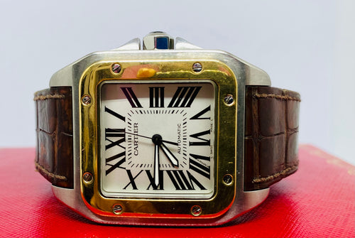Cartier Santos Two-Tone Men's Watch
