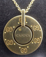Load image into Gallery viewer, Stylish Gucci Logo 18kt Yellow Gold Necklace
