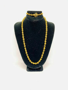 Asian Knot Link Chain Necklace
